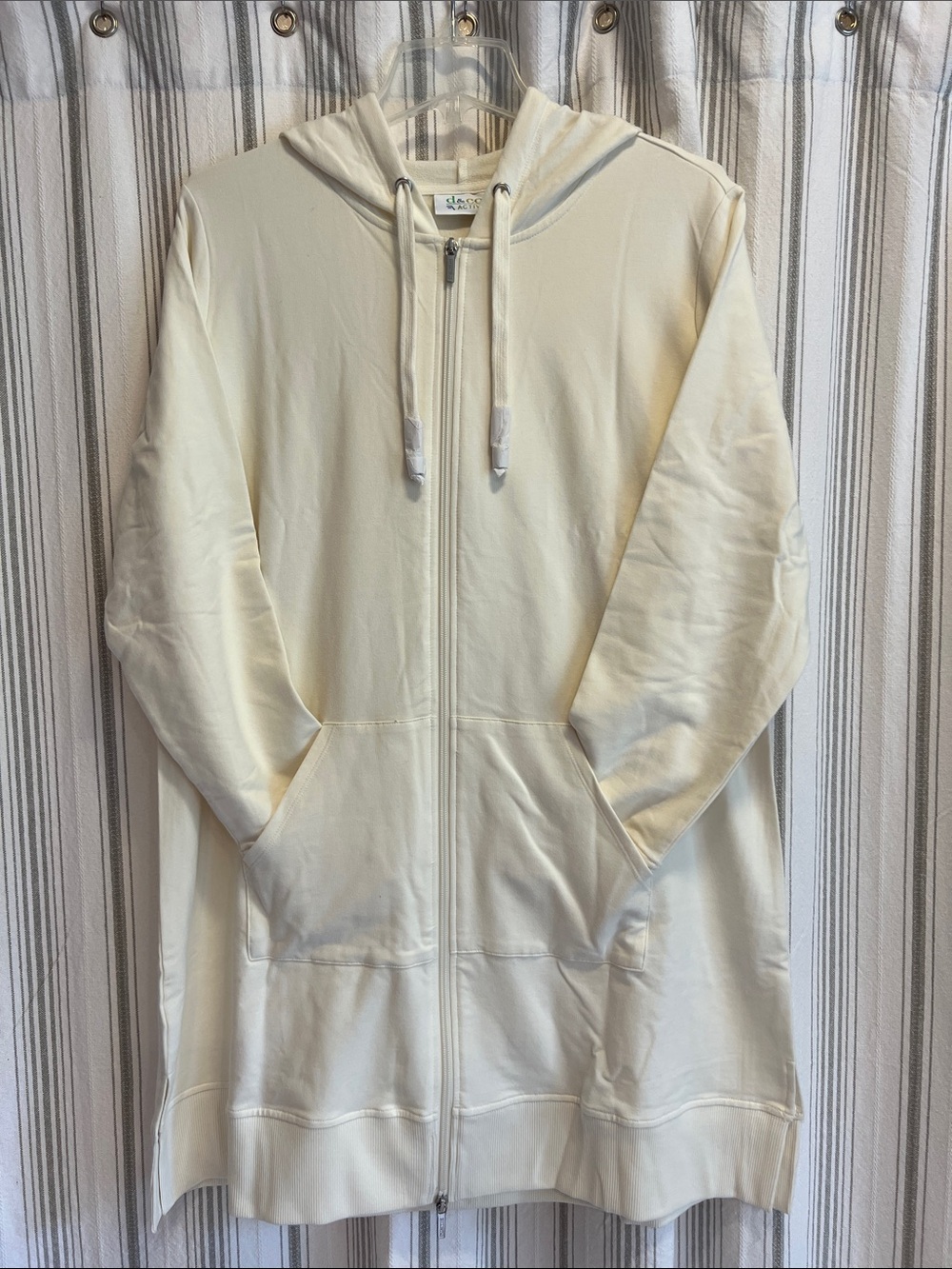 COTTON Full-Zip Hooded Jacket NEW